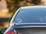 Skyrim Stormcloak Car Window Decal, Car Window Sticker, Cool PVC Waterproof Sticker for car, Laptop, Luggage