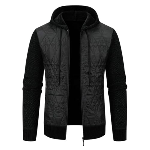 Veste en tricot à capuche homme automne hiver pour style casual