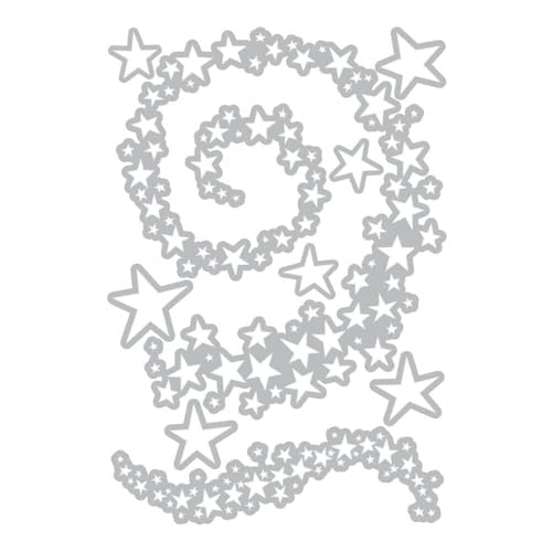 Sizzix Thinlits Dies Swirling Stars by Tim Holtz, 9-Pack, One Size, Multicolor - 663095