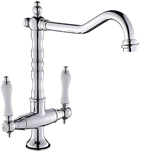 Robinet de cuisine en laiton bronze pour sublimer votre évier traditionnel