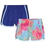 C9 Champion Girls Shorts - 2 Pack Athletic Woven Running Shorts for Kids