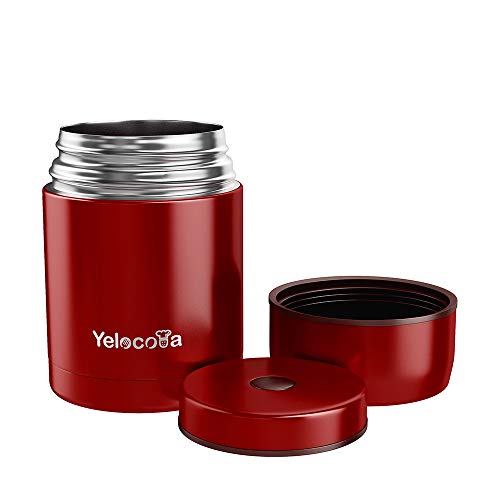 Food Flasks, 27 Once Food Jar,BPA Free Wide Mouth Soup Container,Stainless Steel Lunch