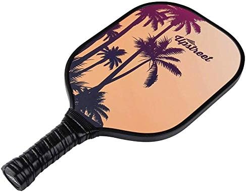 Upstreet Graphite Pickleball Paddle Set | Gold Blue Silver Glitter Cheetah Snakeskin Tiger | Pickleball Rackets Include Padded Cover, Lightweight Honeycomb Composite Pickleball Paddles for Women & Men