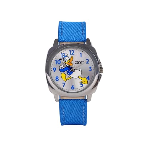 Image of Zoop Disney Donald Duck Analog Watch with Silver Dial & Blue Strap for Boys Kids, from House of Titan - 16055SL02