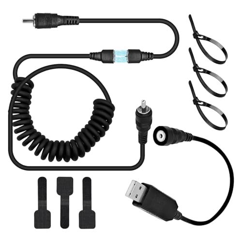 Cable térmico de 12V conector casco motocicleta blindados eléctricos