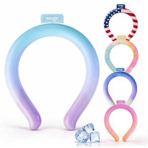 Image of NEWGO Neck Cooling Tube, Neck Cooler for Summer, Blue Purple Mix,1 Pack
