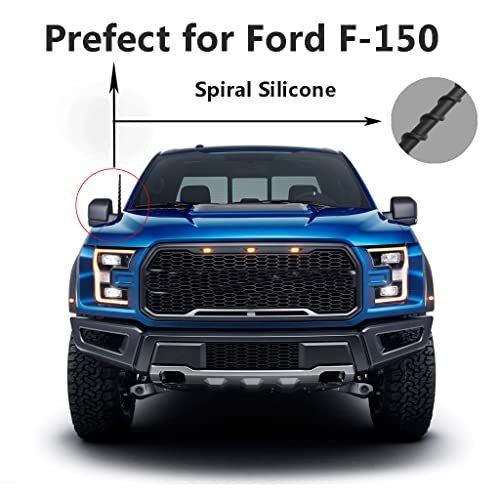 Antena corta para Ford F150 construida con materiales resistentes de 7 pulgadas 6