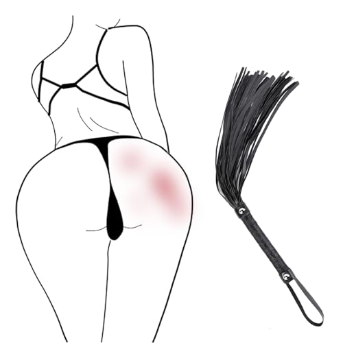 Sex Whip BDSM Spank Bottom Fetishism Sexual Abuse Porn Whip for Adult Couples Games Sex Toy Suitable for Role Play Bed Bondage Restraints Games