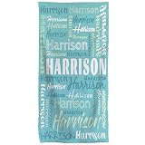 Beach Towel, Personalized Beach Towels for Kids, Beach Towels for Adults, Kids Microfiber Quick Dry