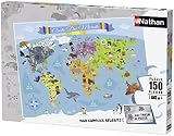 Nathan Carte du monde (150 pièces)