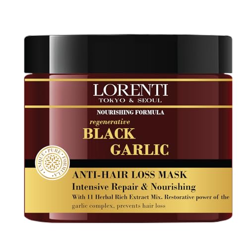 Lorenti Mascarilla acondicionadora profunda para el cabello, 500 ml, para cabello seco, dañado, denso y encrespado, contiene vitamina B7 y proteínas para equilibrar e hidratar el cabello, 16.9 onzas