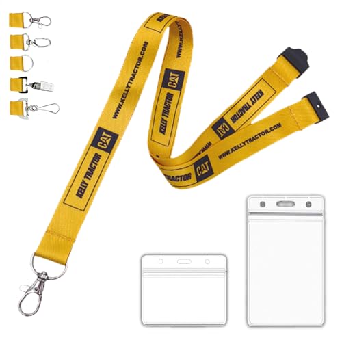 Custom Lanyards Bulk 50/100/5000PCS Custom Breakaway Lanyards with Text/Logo/Photo/Name, Personalized Neck Strap ID Badge Lanyard for Office Keys School Events, Quick Customization