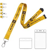 HDWerker Custom Double Hook Lanyards Personalized 30-5000PCS With Text/Logo/Color, Customizable 2 Neck Straps Bulk With Safety Breakaway Clasp For Women Men Cruise Event, Business ID Badges Holder