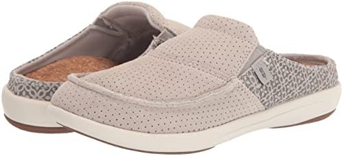 REVITALIGN Women's Siesta Suede Mule, Grey, 9 | Image 6