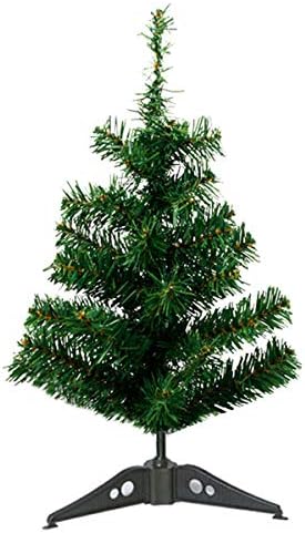 WINBOB Artificial Mini Christmas Tree Xmas Tree, Indoor Xmas Decorations with Stand 17.7 -Inch