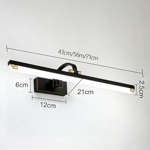 Aplique de pared baño LED para renovar el tocador moderno 6