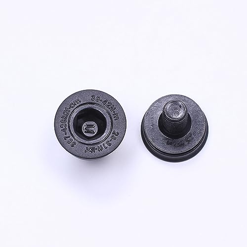 Image of PROWHEEL Bike Hex Crank Arm Fixing Bolts Spindle 8mm Allen Key Bolt Screws Capless Bottom Bracket for Cycling Bicycle Axle Fits Many Bike Cranksets