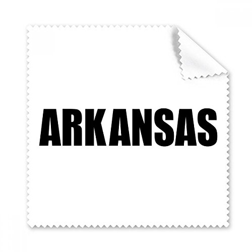 Chiffon de nettoyage pour lunettes motif Arkansas Amérique lot de 5 pièces pour écrans