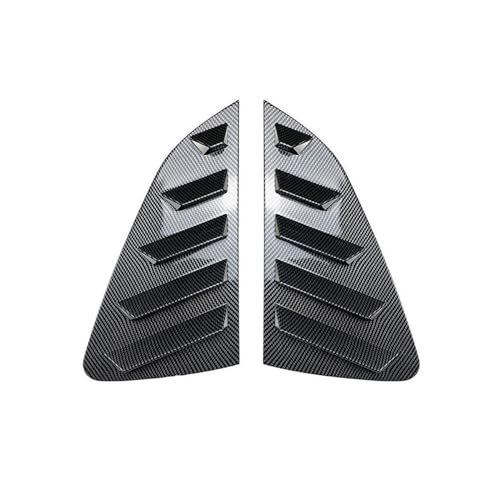 Persianas de ventana trasera y cuarto para VW Polo MK6 2018-2023, kit de 2 piezas