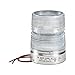 Federal Signal 131DST-120C Starfire Strobe Warning Light, Double Flash, 1/2" NPT Pipe Mount, 120 VAC, Clear