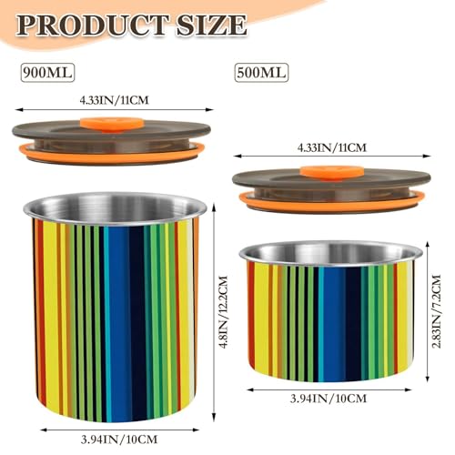 Contenedor hermético para café de acero inoxidable 30oz miniatura 3