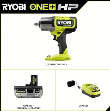 ONEAND 18V BRUSHLESS Cordless 4-Mode 1/2 in. HIGH Torque Impact Wrench KIT with 4.0 Batt