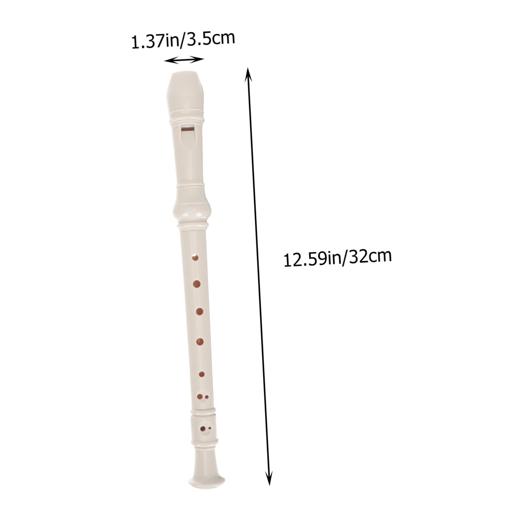 Yardwe Children Clarinet Soprano Recorder Beginner Instrument Plastic Clarinet Fine Craftsmanship Rich Resonance