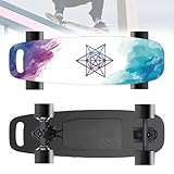 Zowdrix Electric Skateboard with Remote, 30KM Max Range, Top Speed 35km/h, 7 Ply Maple, 4 Speed Mode, for Younger Beginners D-22KM