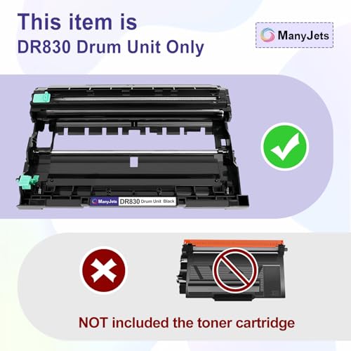 Tambour DR830 sans toner pour corriger l'impression pâle sur HL-L2420DW
