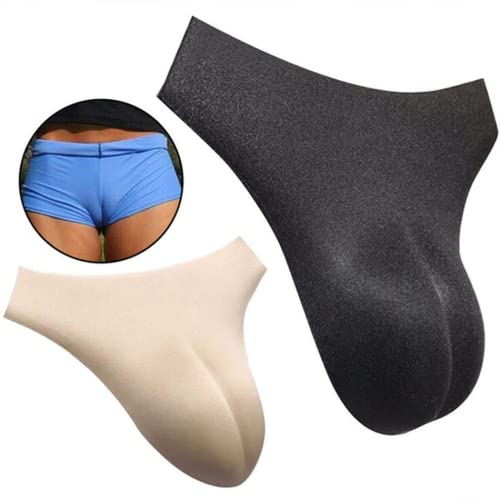 Men's Crossdressing Transgender Camel Toe Fake Underwear Insert Pad/Fake Vagina Pad Hiding Shaping Panty #22
