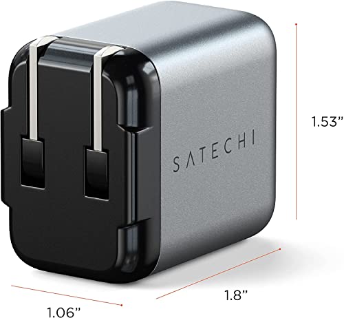 Satechi Carregador de Parede 30W USB-C PD – Suporta Power Delivery – Compatível com 2022 iPad Air M1