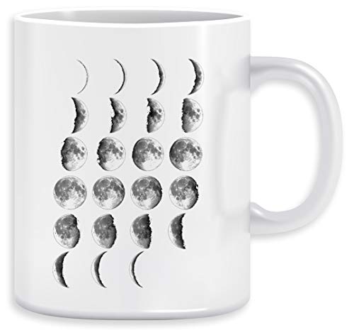 Mond Phasen Kaffeebecher Becher Tassen Ceramic Mug Cup