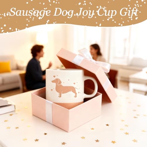 Dackel Tasse 360 Ml Mit Gravur Für Hundebesitzer – Geschenkidee Für Frauen & Männer – Becher Für Kaffee & Tee – Perfekt Als Dackel Geschenke Zum Geburtstag Oder Alltag