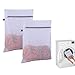 Sac à Linge,Sac à Lavage du Linge à Mailles,Lot de 2 Filet à Linge Réutilisables, Filet à Linge Sacs en Tissu pour la lessive,Sacs à Linge pour Machine à Lave en Filet avec Fermeture à Glissière