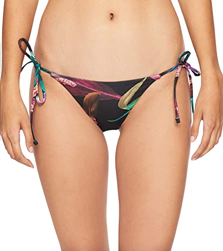 Bas de maillot de bain femme Hurley bikini sport réversible imprimé orchidée