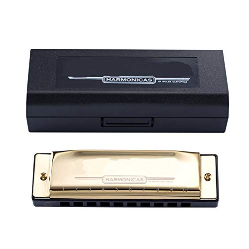 KIRANDIE 10 Trous Harmonica Diatonic Blues Harp Bouche Organe Organe de C Reed Instrument de Musique for débutant (Color… - Les Beatles, Paul McCartney, John Lennon, RIngo Starr, George Harrison KIRANDIE 10 Trous Harmonica Diatonic Blues Harp Bouche Organe Organe de C Reed Instrument de Musique for débutant (Color… – Image 3