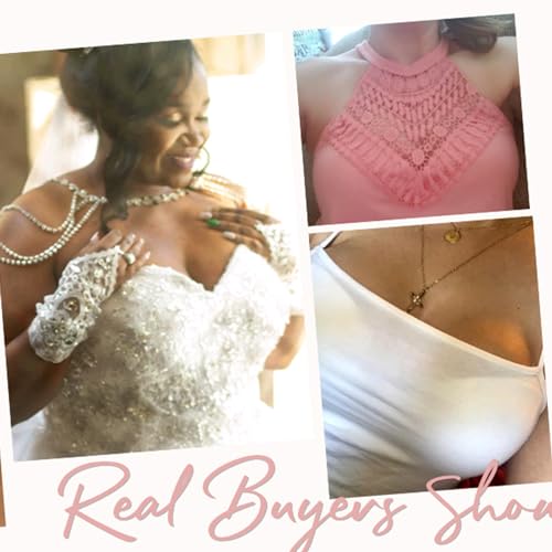 Deyllo Women's Strapless Bra Padded Cup Push Up Plus Size Full Coverage Underwire Support(White,34D) - Image 6