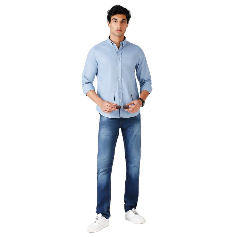 Image of MARK & ALBERT Men's Cotton Formal Shirt