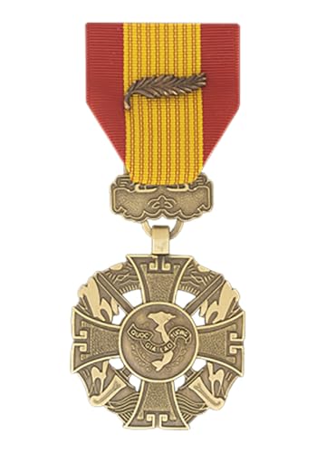 Vietnam Cross of Gallantry with Palm Full Size Medal (As Issued by US Military)-Veteran Owned Business