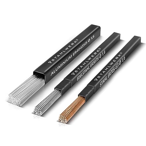 STAHLWERK - Set di barre per saldatura ER70S-G3 in...