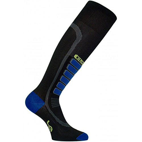 Eurosock Sliver Ski Light Sock, Black, Large