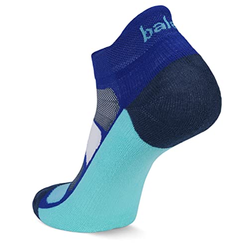 Balega Women's Enduro V-Tech Arch Support Performance No Show Athletic Running Socks (1 Pair), Blue Waters, Large #TOP5