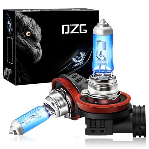 DZG - H8 Halogenlampen 12V 35W Scheinwerferlampen 5000K Warmweiß Nebelleuchte DRL Angel eye Birne, 2 Stücke