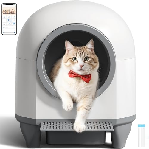 WARCAT Self Cleaning Litter Box Automatic, 90 L Automatic Cat