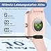 KIUVKAS Smartwatch Damen Herren, 1.95" Zoll-Touchscreen Smart Watch mit Telefonfunktion 140+ Sportmodus Sportuhr, Wasserdichter Fitness Tracker mit Schlafüberwachung Herzfrequenz für Android iOS