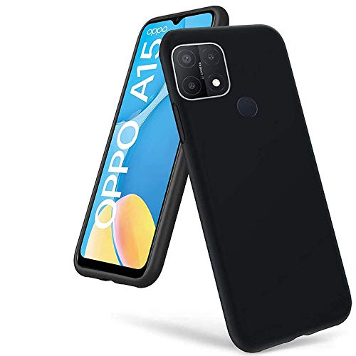 Helix Oppo A15s, Soft Rubber Soft Silicon Candy Shockproof Slim Back Cover Case for Oppo A15s - Black (B08WKK38PT) Amazon Price History, Amazon Price Tracker