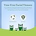 Caboo Tree Free Facial Tissue Paper, Tissue Box with 60 Sheets Per Cube, Total of 6 Cubes, 360 Total Tissues