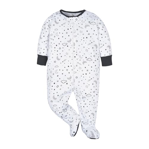 Image of Gerber Baby Boys' 4 Pack Sleep 'N Play Footie