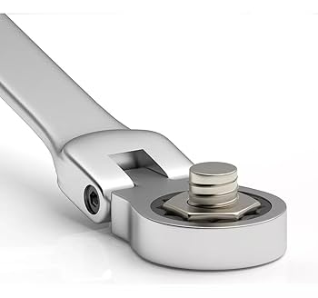 WOZOBUY 180° Flex-Head Ratcheting Wrench Set, 16Pcs Metric 6