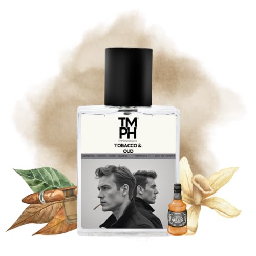Image of TMPerfumehouse Tobacco & Oud EDP for Men | Warm, Smoky & Long Lasting Perfume Spray | Warmspicy, Tobacco & Woody Fragrance | Luxury Gift for Him | TMPH | 50ml